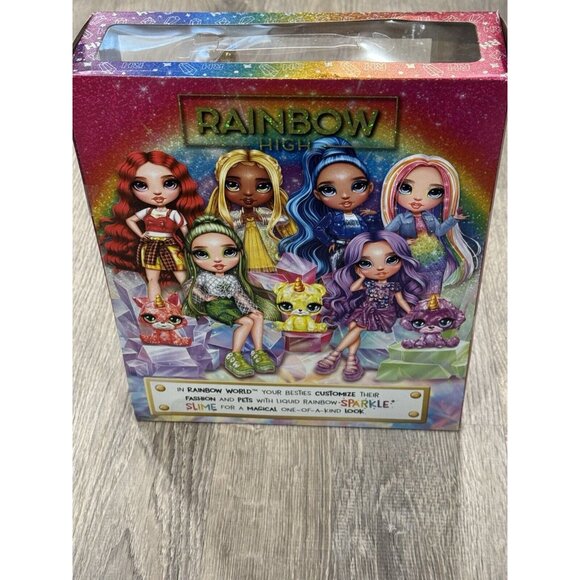 Rainbow High Violet Willow Slime Kit Pet Purple Shimmer Doll New LX6 - Picture 4 of 4